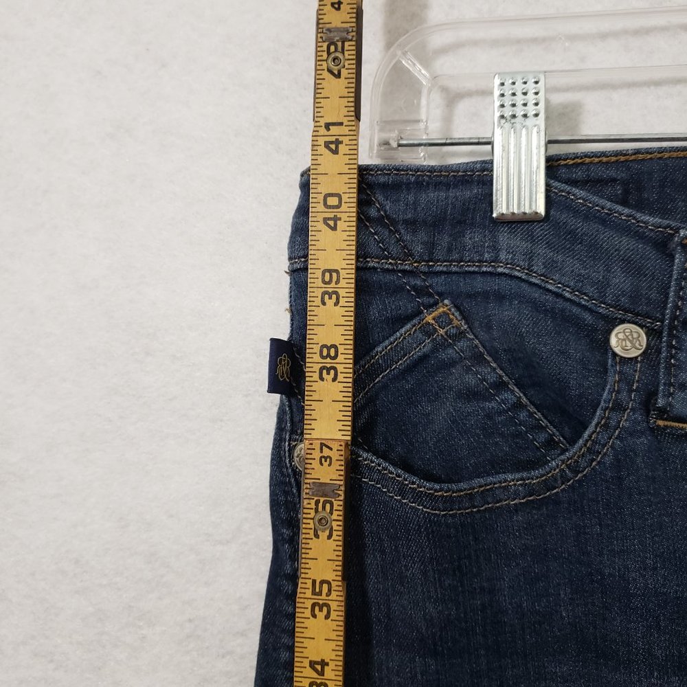 Rock & Republic Berlin Womens Jeans Dark Wash Blue Size 10 Stretch - Picture 6 of 9